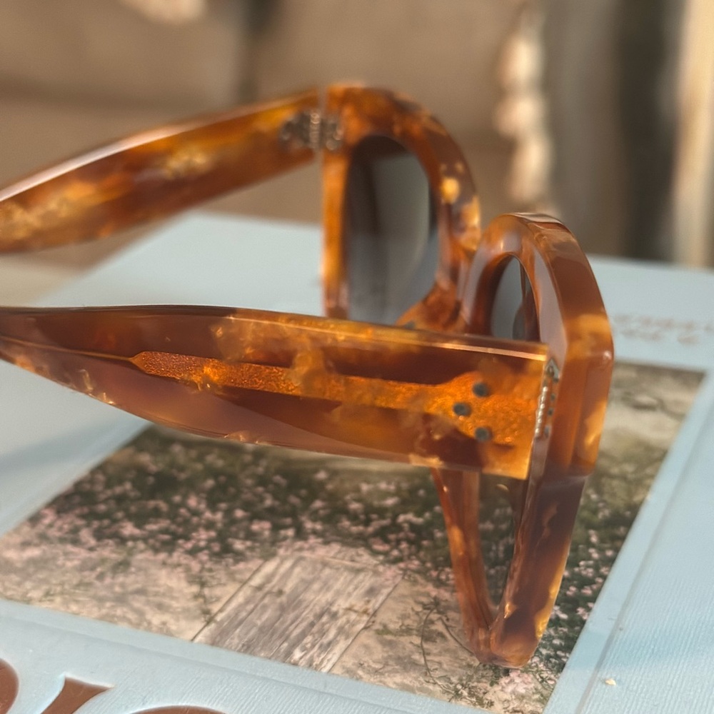 Authentic Celine Tan Tortoiseshell Sunglasses